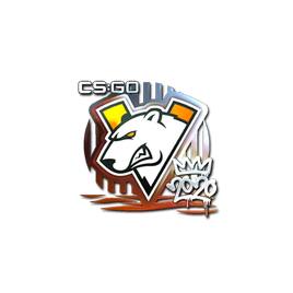 Наклейка | Virtus.pro (металлическая) | РМР 2020