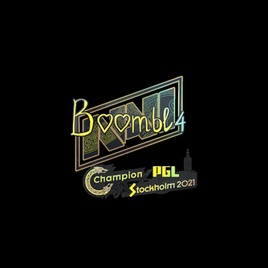 Наклейка | Boombl4 (голографическая) | Стокгольм 2021