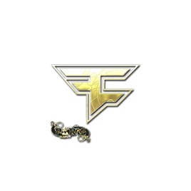 Наклейка | FaZe Clan (золотая) | Париж 2023