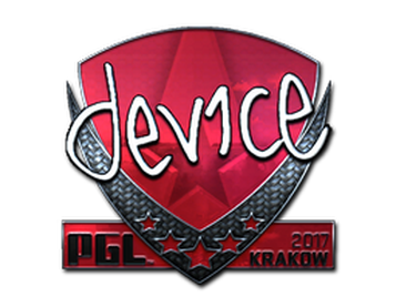 Наклейка | device (металлическая) | Краков-2017