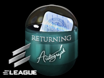 Капсула с автографами вернувшихся претендентов ELEAGUE Boston 2018