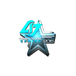 Наклейка | Counter Logic Gaming (металлическая) | Клуж-Напока-2015