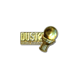 Наклейка | Футбольная ассоциация Dust (металлическая)