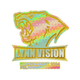 Наклейка | Lynn Vision (голографическая) | Копенгаген-2024