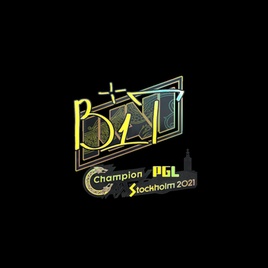 Наклейка | b1t (голографическая) | Стокгольм 2021