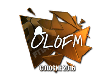 Наклейка | olofmeister (металлическая) | Кёльн 2016